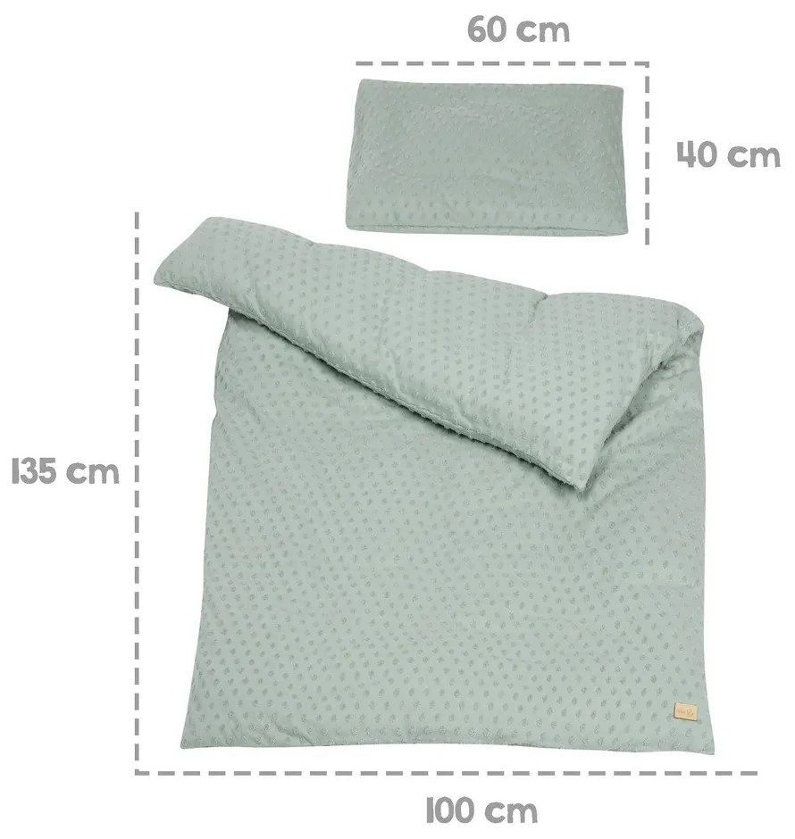 Lenjerie de pat pentru copii pentru pătuț 100x135 cm Lil Planet – Roba