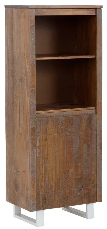 Bibliotecă în culoare naturală din lemn masiv de pin 55x140 cm Lagos - Støraa