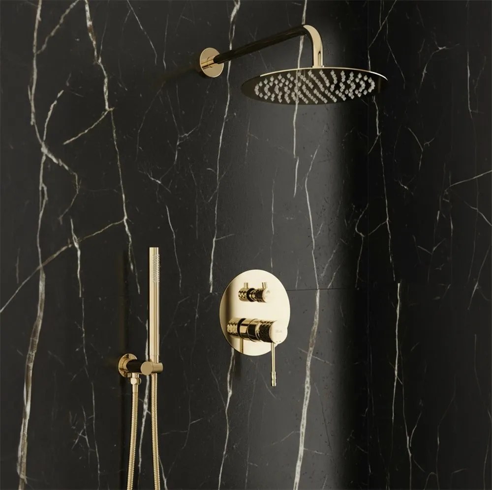 Set de dus incastrat Rea Lungo Diamond Gold + BOX