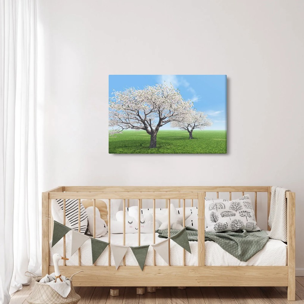 Tablou cu copaci (90x60 cm)