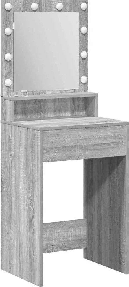 vidaXL Masă de Machiaj Gri Sonoma 50 x 41 x 135 cm Lemn compozit