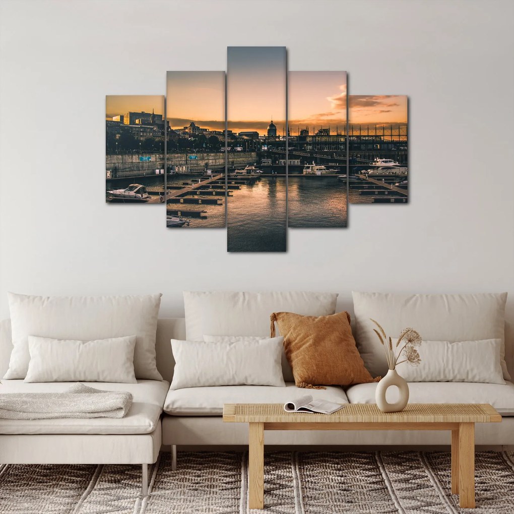 Tablou - orașul port (150x105 cm)