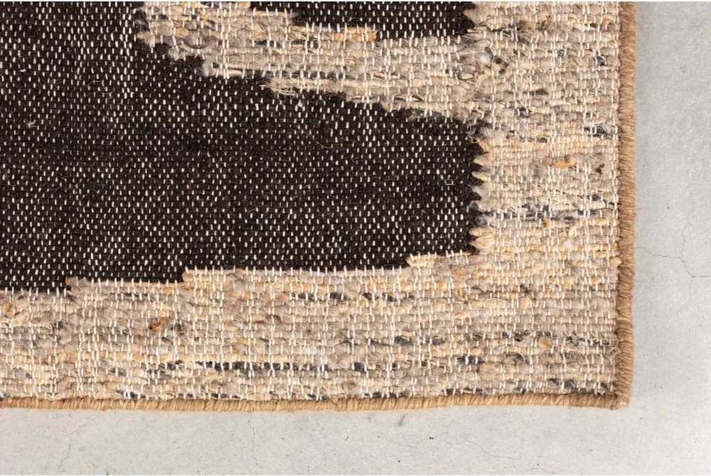 Covor maro din lână 160x230 cm Briton – Dutchbone