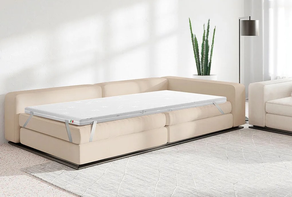 Topper saltea iSleep, CoolComfort, 140x200x8, Tare