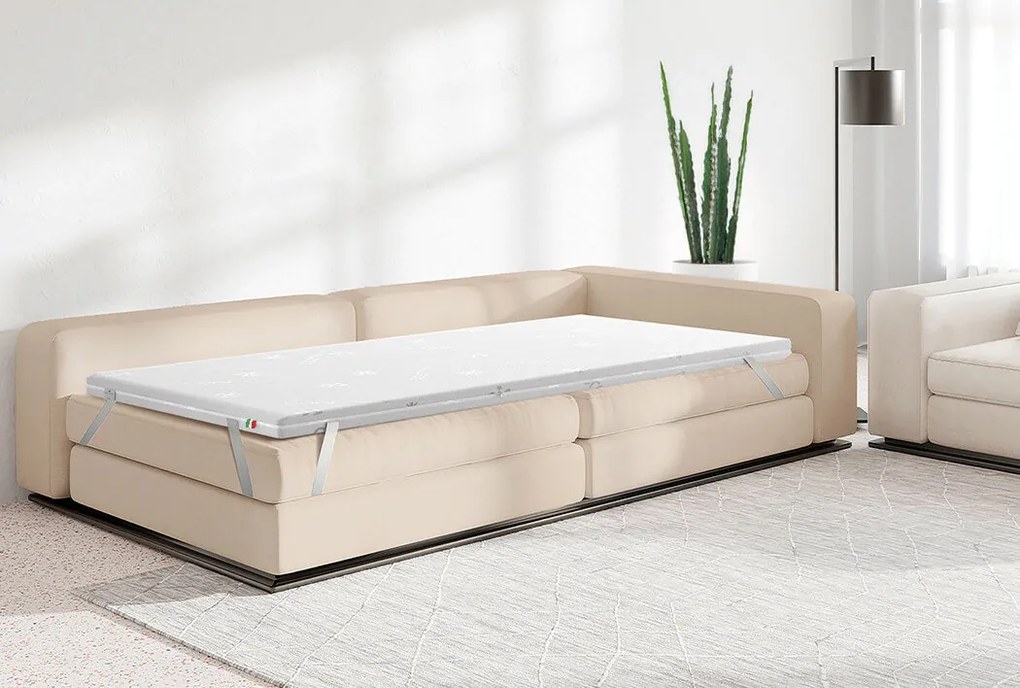 Topper saltea iSleep, CoolComfort, 82x190x8, Tare