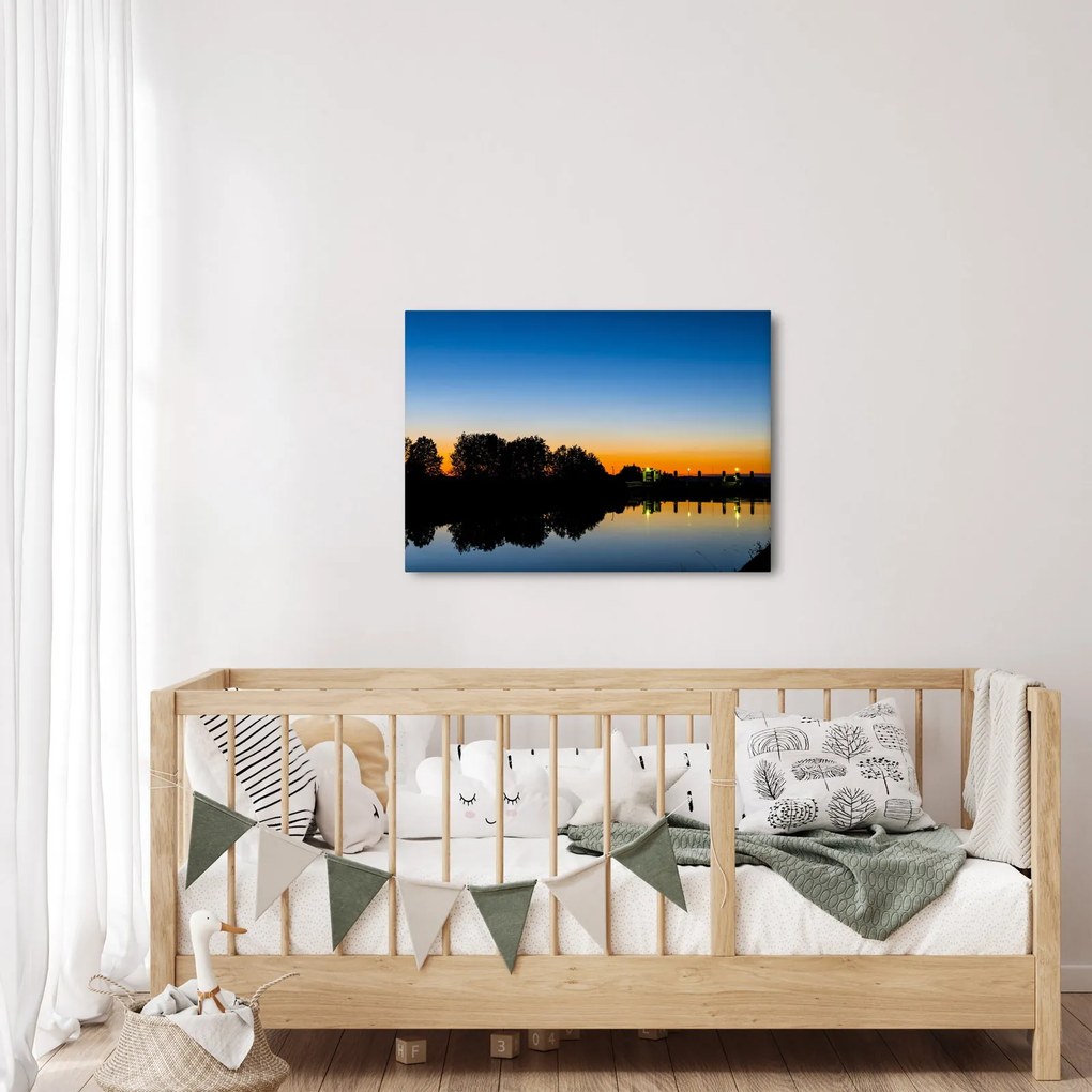 Tablou cu apus de soare (70x50 cm)