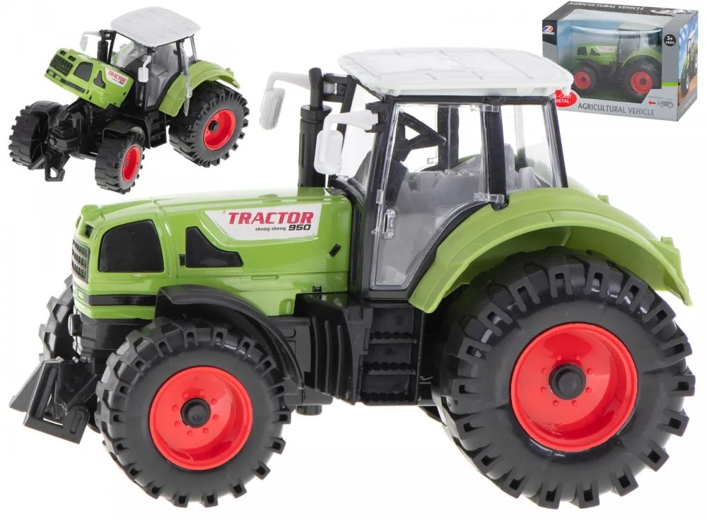 Tractor agricol cu usi care se deschid  verde