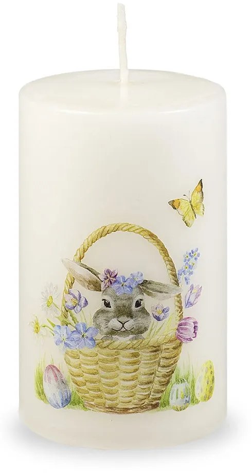Lumânare de Paște Unipar Sweet Easter, durată ardere 40 h, alb