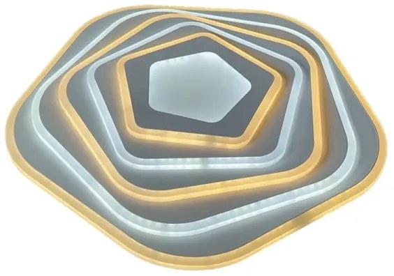 Plafonieră LED dimabilă LED/125W/230V 3000-6500K + telecomandă