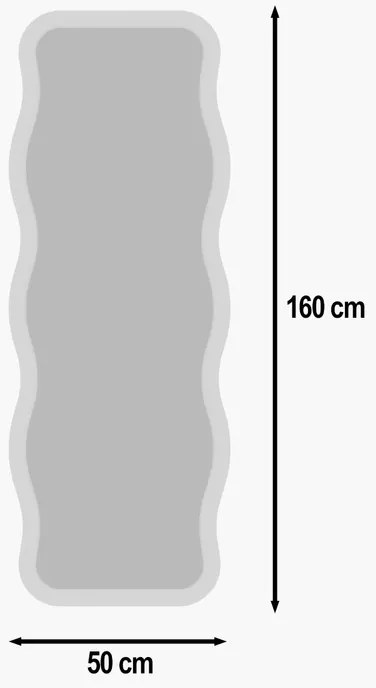 Oglinda Aror White 50 x 160 cm