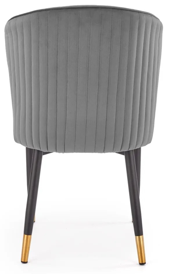 Scaun K446 Velvet Gri – l51 x A55 x h86 cm