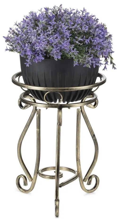 Suport de flori 37x29 cm auriu