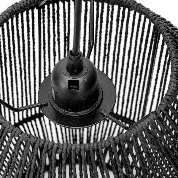 Lustră pe cablu Aigostar 1xE27/60W/230V negru