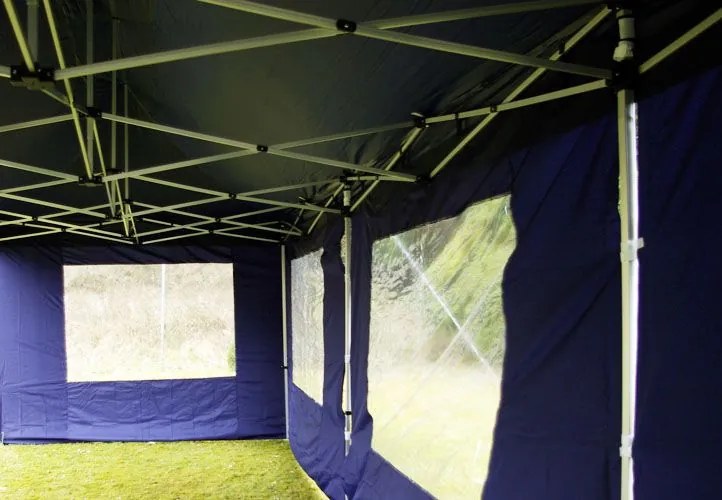 Cort de petrecere pentru grădină PROFI - albastru, 3 x 9 m