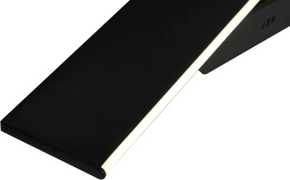 Aplica LED de perete BERNADETTA, 10 W, 230 V, 4000 K, neagră