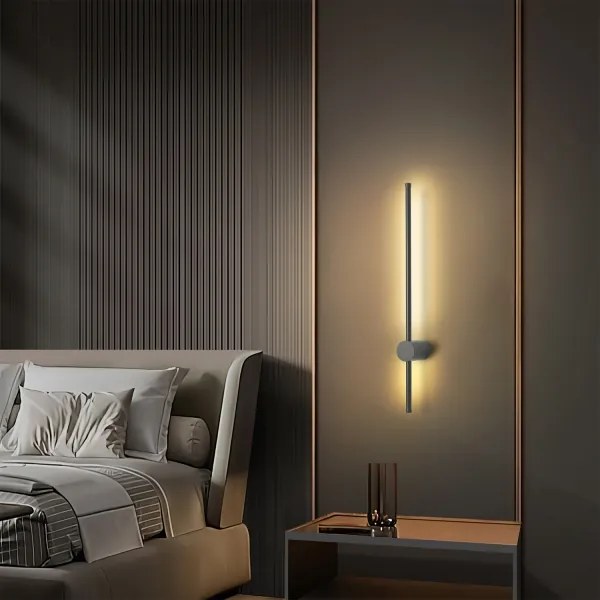 Brilagi - Aplică de perete LED pentru exterior AURA LED/12W/230V 3000K IP54 antracit