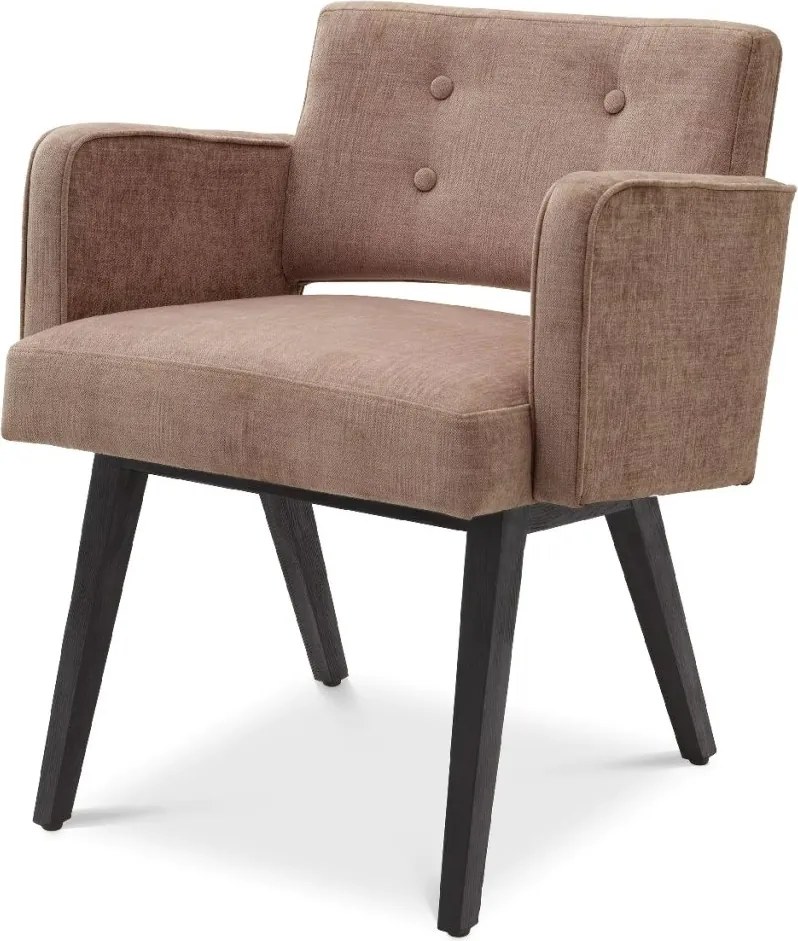 Scaun design LUX Locarno, Sisley pink