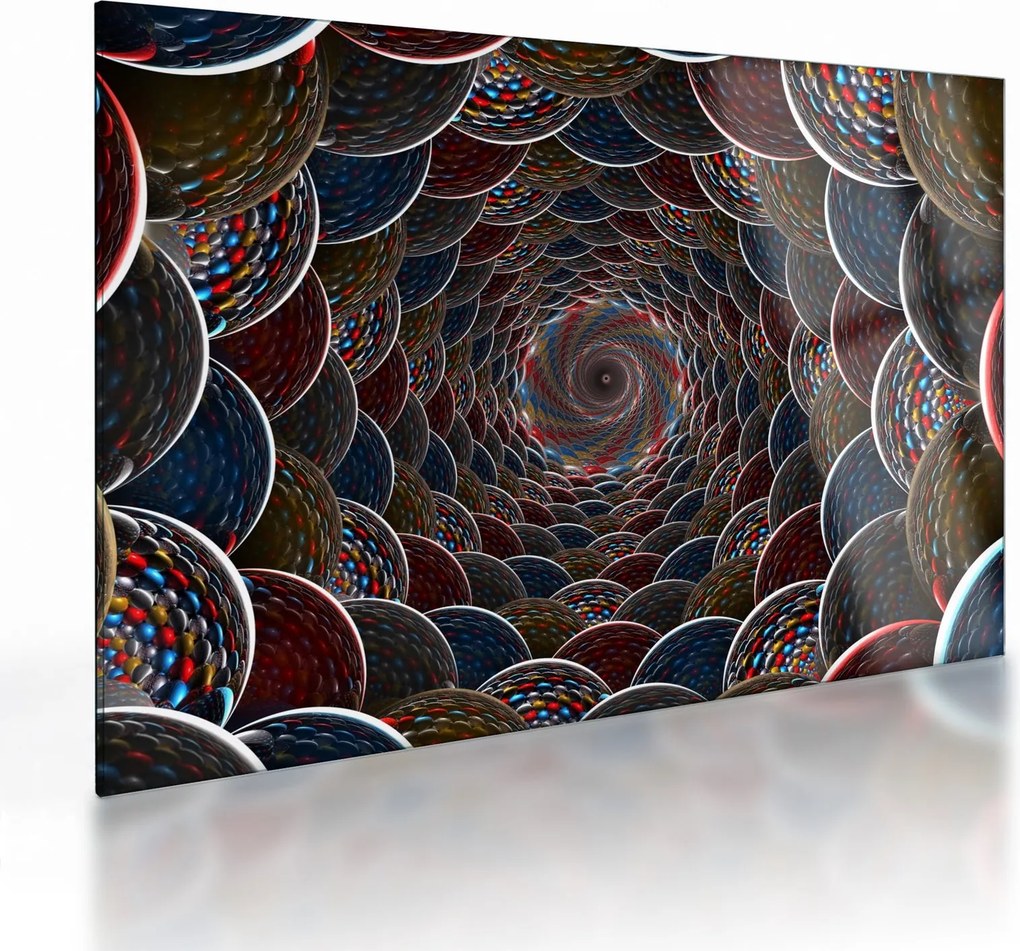 Tablou pe sticlă - Vortex (70x50 cm)