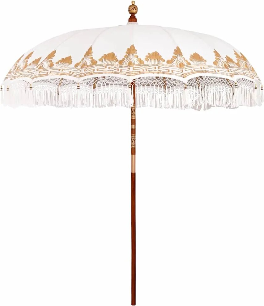 vidaXL Parasol Balinez Crem 215 x 215 x 260 cm