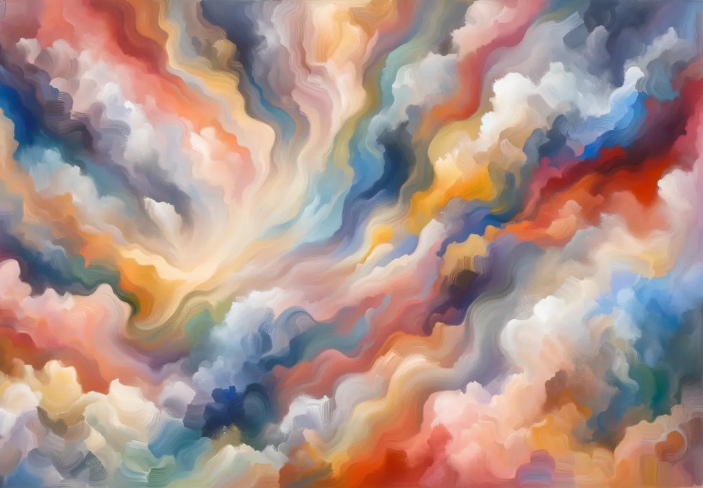 Fototapet - Ceață colorată (147x102 cm)