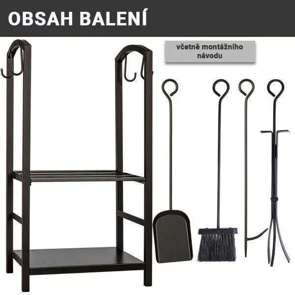 Stilista Suport pentru lemne de foc cu accesorii