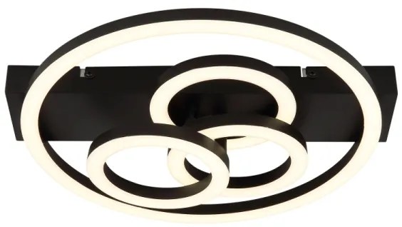 Globo 48040-40 - Plafonieră LED dimabilă DARRYL I 40W/230V, dim. 35 x 33 cm + telecomandă