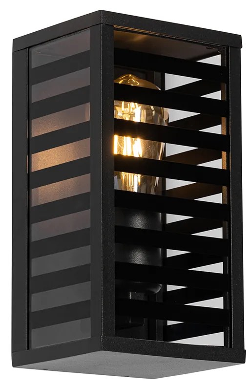Lampa de perete exterioara moderna neagra 26 cm IP44 - Reims