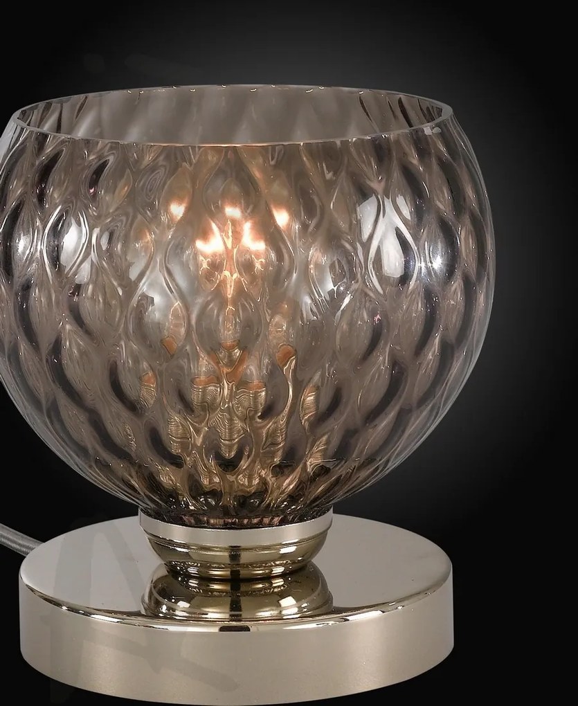Veioza, Lampa de masa moderna design italian 10003 fumuriu