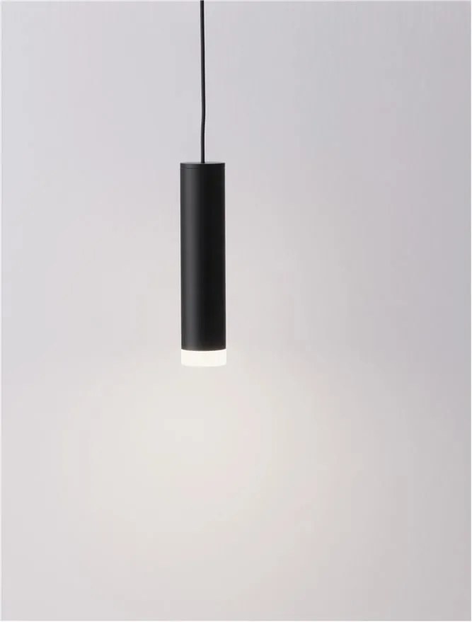 Pendul LED design modern minimalist DOC negru
