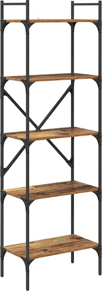 vidaXL Bibliotecă Lemn Vechi 56 x 32 x 174 cm Lemn compozit