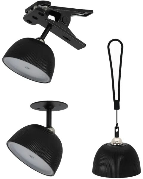 Lampă LED reîncărcabilă dimabilă de masă LED/3,5W/5V 3000/4000/6500K negru