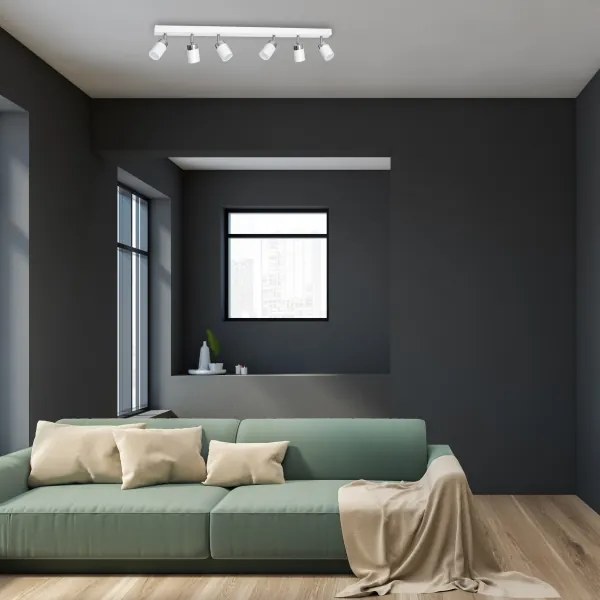 Spot JOKER 6xGU10/25W/230V alb/crom lucios