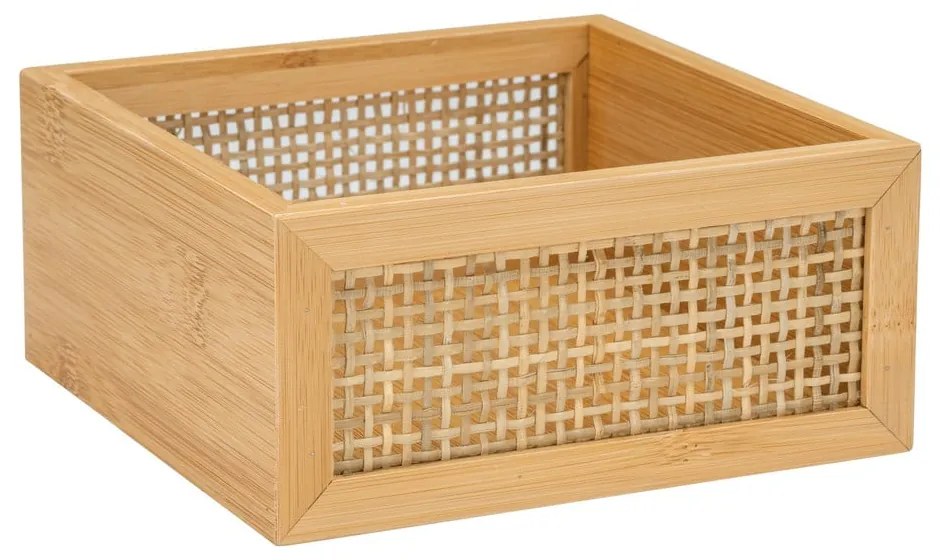 Organizator baie din bambus Wenko Allegre, 15 x 7 cm