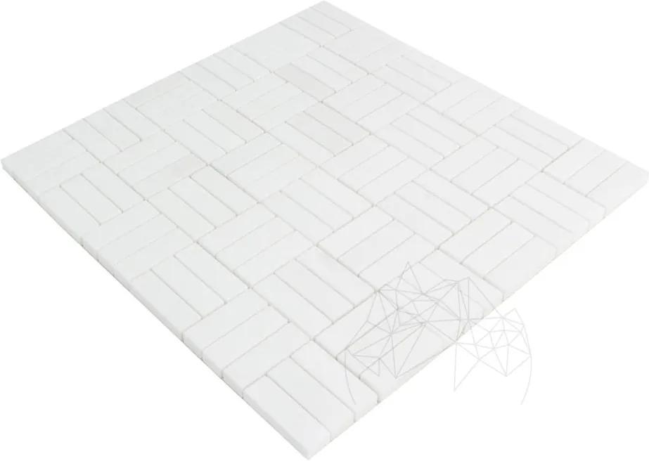 Mozaic Marmura Thassos Polisata Tetris - Lichidare stoc