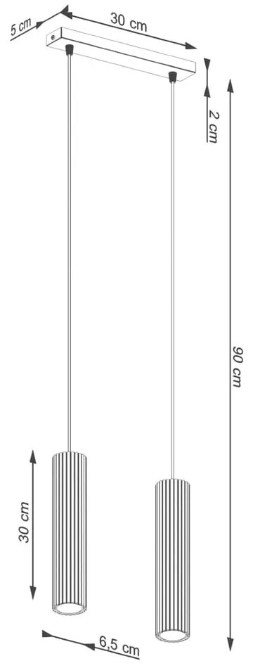 Lustră cărămizie Gleam – Sollux