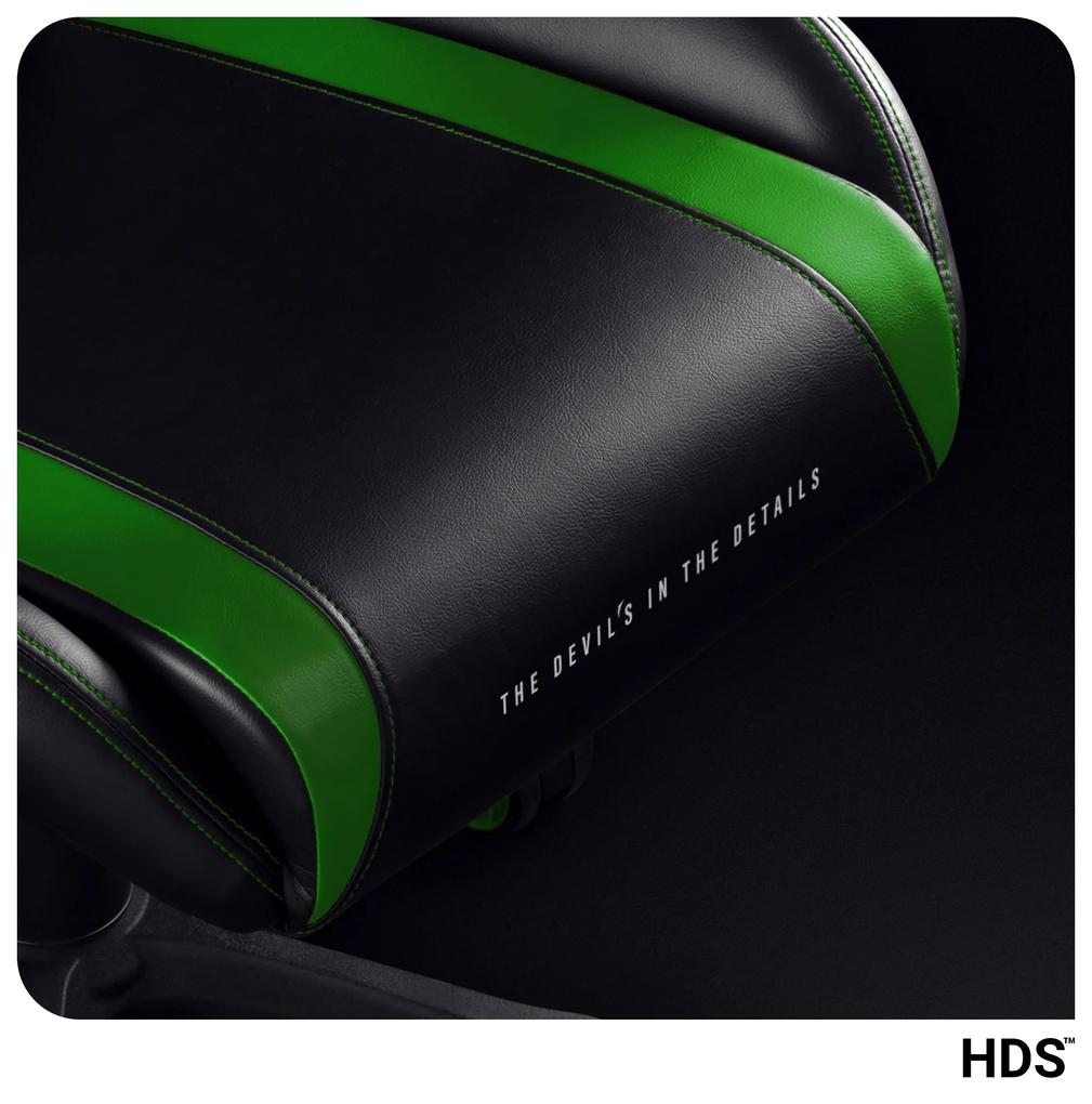 Scaun gaming Diablo X-Horn 2.0 Normal Size: negru-verde Diablochairs