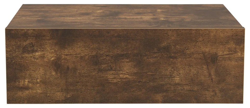 Noptiera montata pe perete 46x30x15 cm cu sertar, aspect lemn