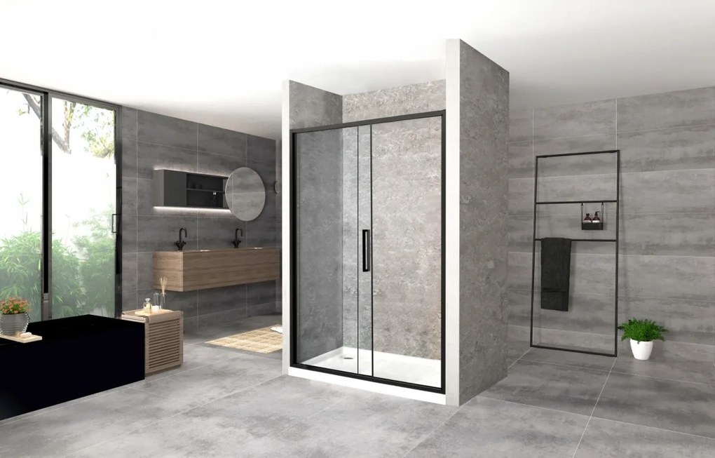 Ușă pentru dus Rapid Slide sticla securizata - 110x195 cm BF25