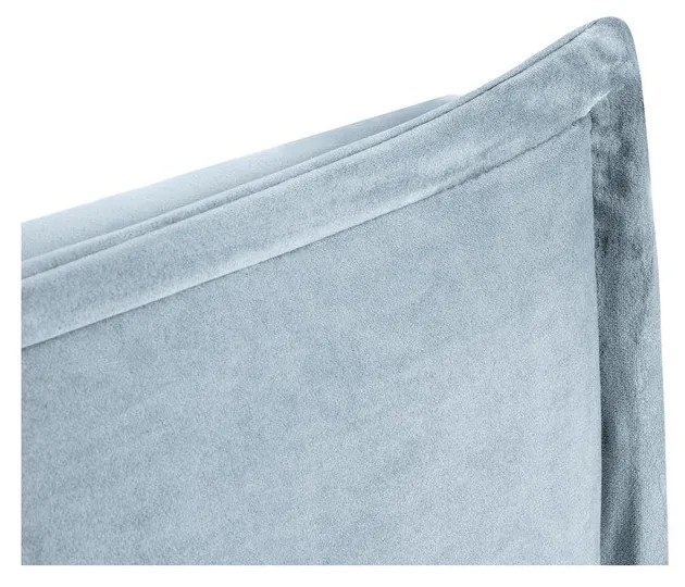 Tăblie de pat albastru-deschis 180x120 cm Monica – Milo Casa