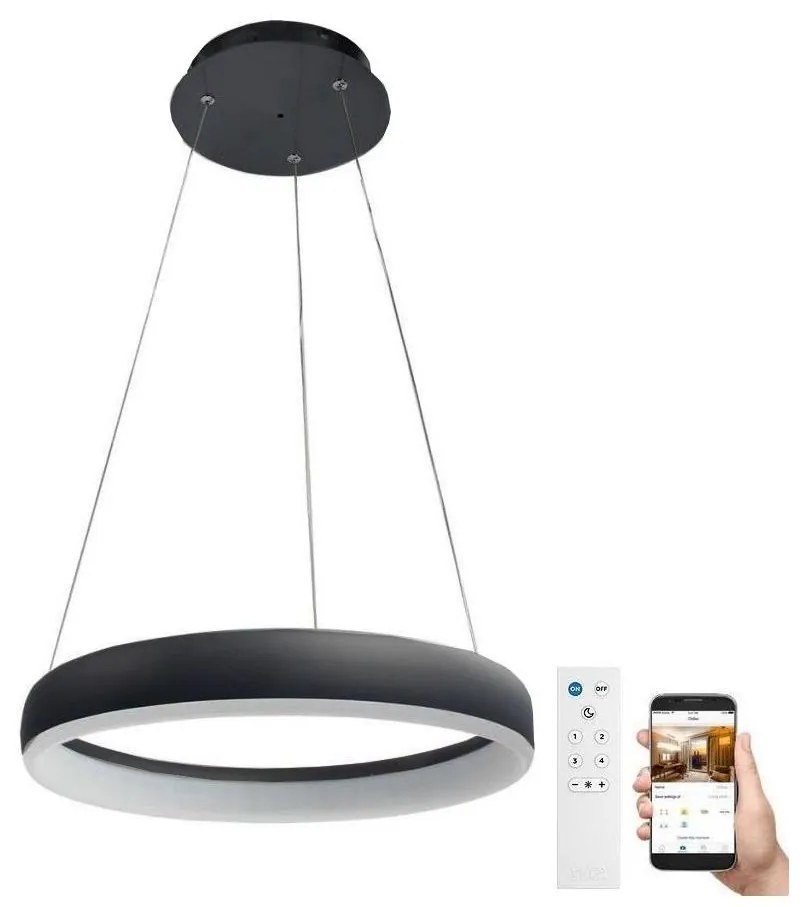 Lustră LED pe cablu dimabilă CLINT LED/24W/230V Wofi 6481.01.10.8401 + telecomandă