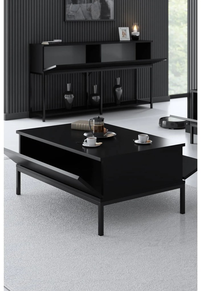 Masă de cafea Lurde (Negru). 1089594