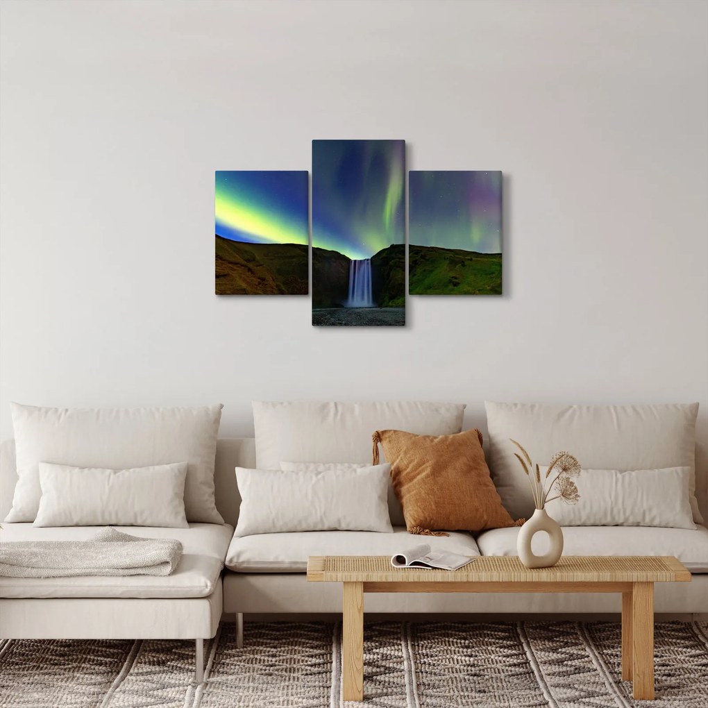 Tablou - Aurora Boreală în Islanda (90x60 cm)