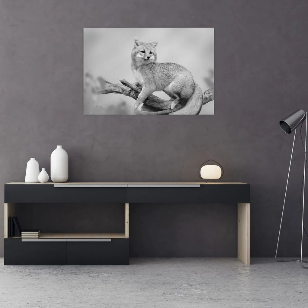 Tablou - Vulpe gri (90x60 cm)