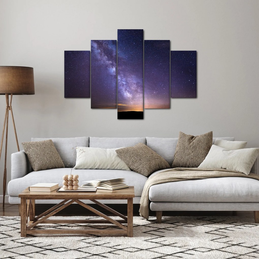 Tablou Cu privire la univers (150x105 cm)