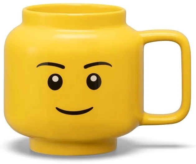 Cană pentru copii galben din ceramică 530 ml Head – LEGO®