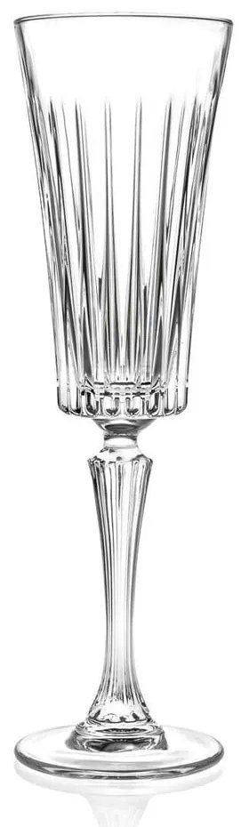 Set 6 pahare pentru vin spumant RCR Cristalleria Italiana Edvige, 210 ml