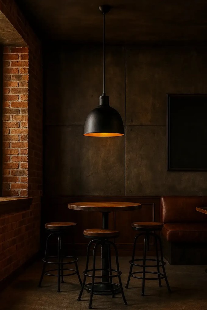 Pendul cu un glob negru-auriu homs ro11384