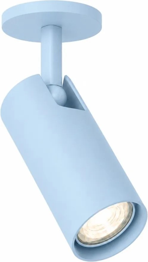 Spot incastrat directionabil cu bec GU10 Linca blue pastel