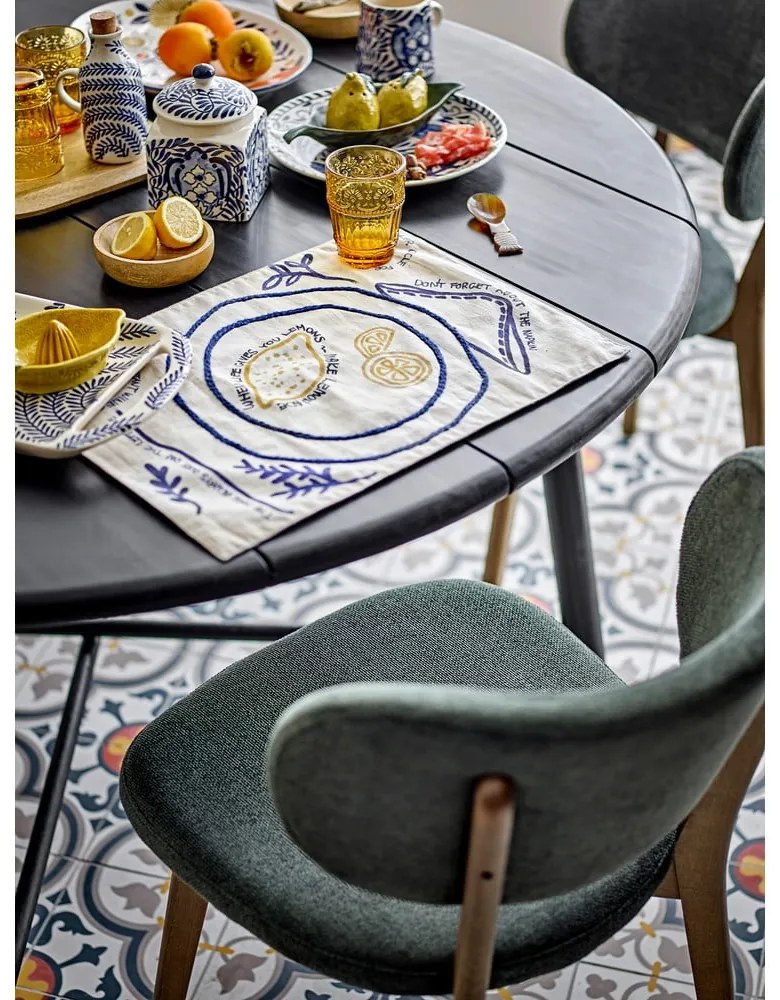 Scaun de dining verde închis-maro Cally – Bloomingville