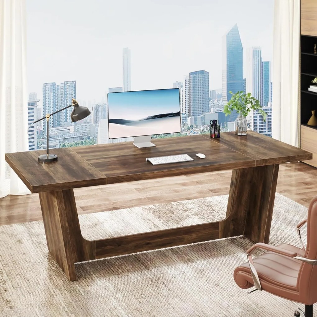 BIM1 - Masa de Birou 180 cm, office, sala conferinta, stil industrial - Maro